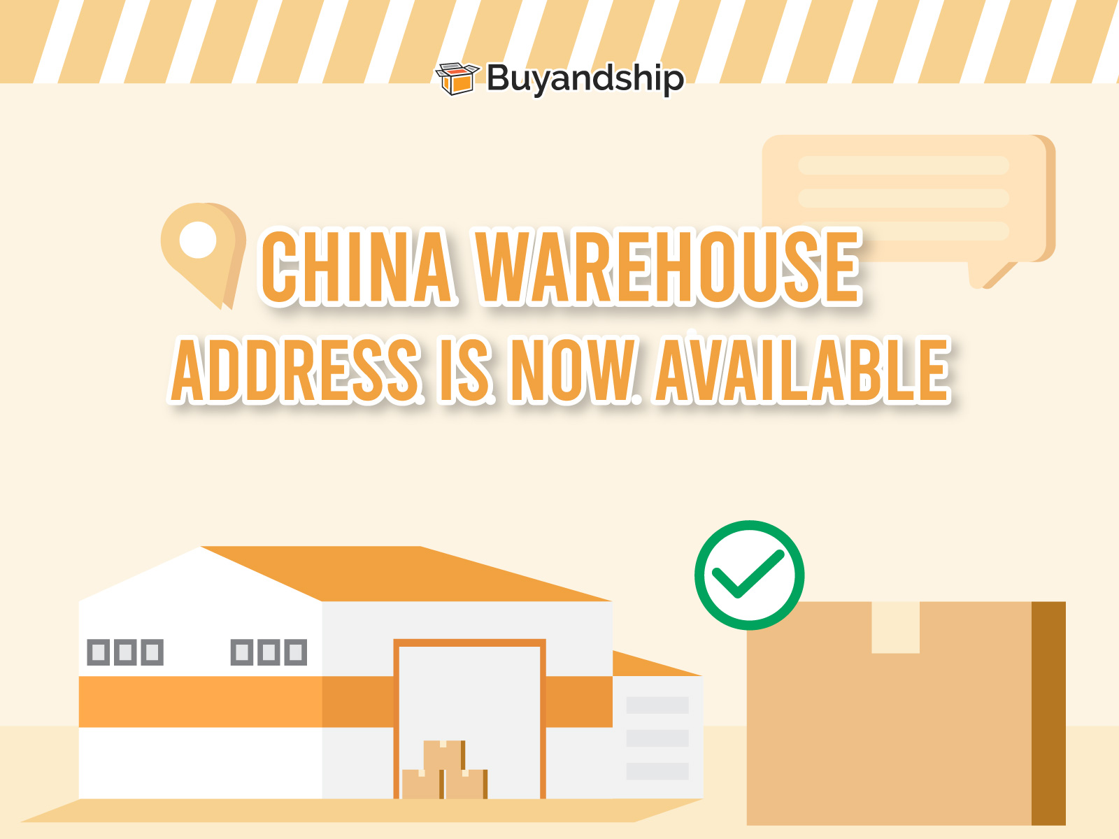 CN Warehouse Address is Now Available Buy&Ship Philippines