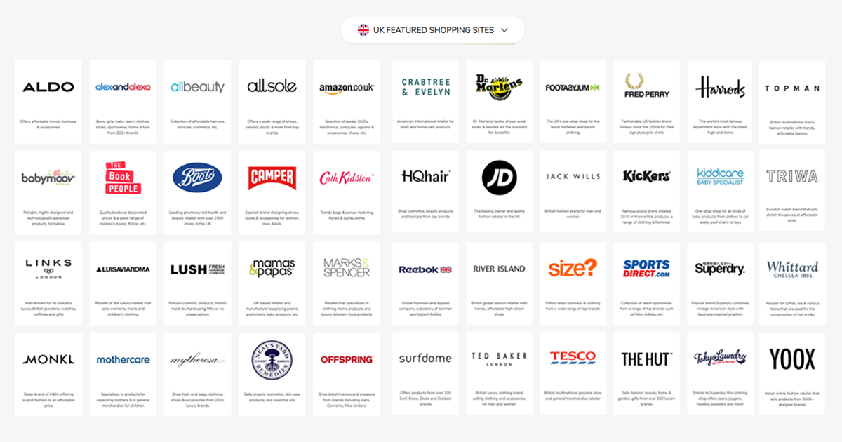 Which Global Brands Have Online Shopping sites You Can Shop From