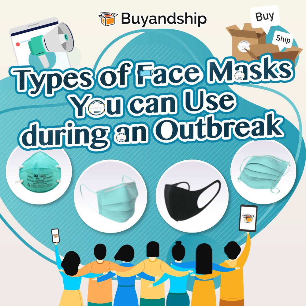 Types of Face Masks You Can Use during an Outbreak Buy&Ship Philippines