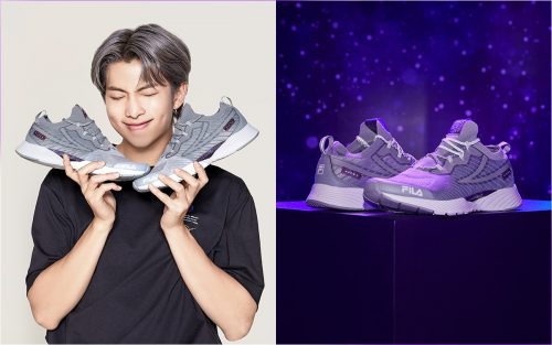 BTS x Fila Voyager Sneakers Collection Features The Members ...