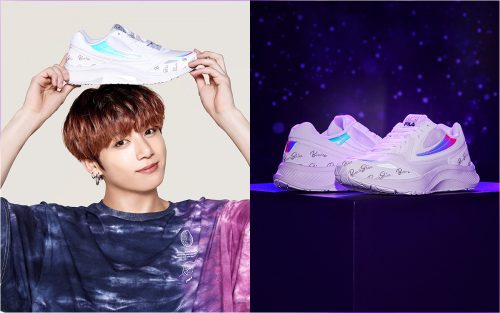 BTS x Fila Voyager Sneakers Collection Features The Members ...