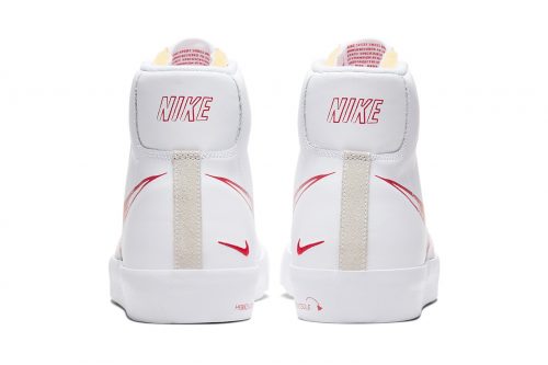 nike blazer mid red sketch