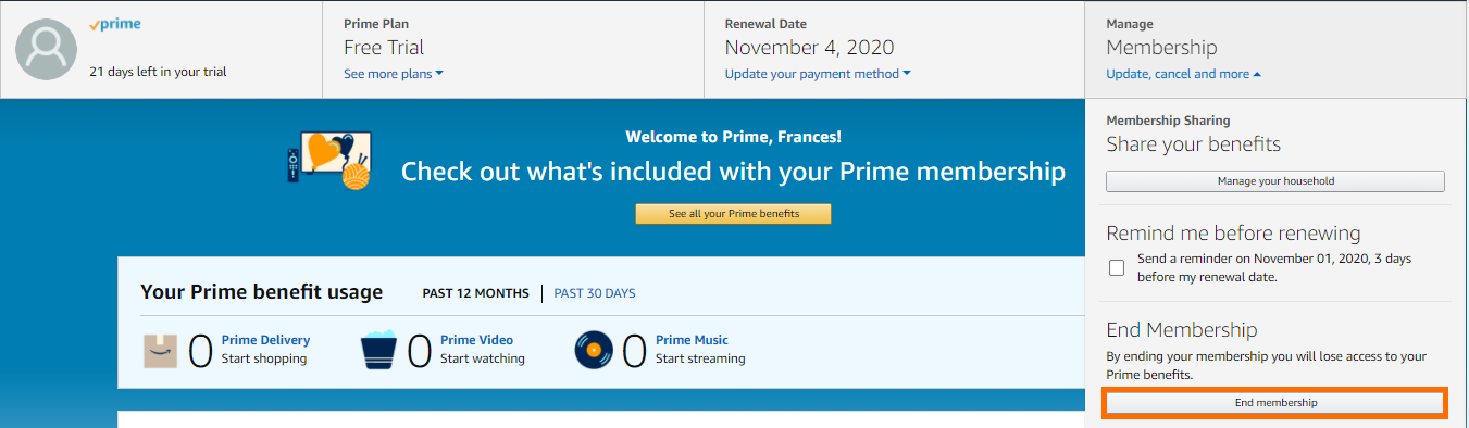 How to Cancel Your Amazon Prime Subscription | Buyandship Philippines