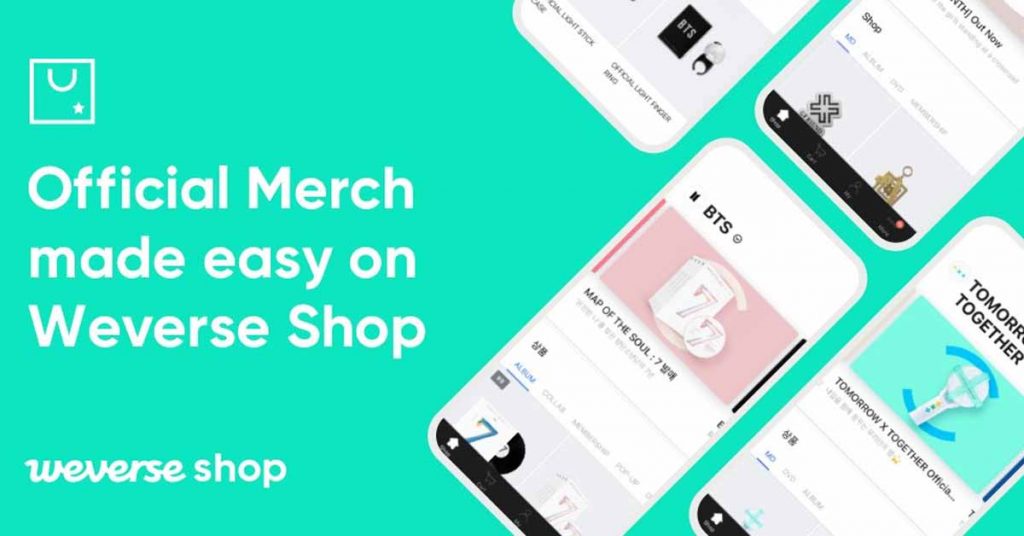 Buy kpop merch from weverse shop and ship to singapore