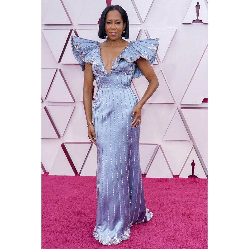 Oscars 2021: Inside the making of Regina King's Louis Vuitton dress