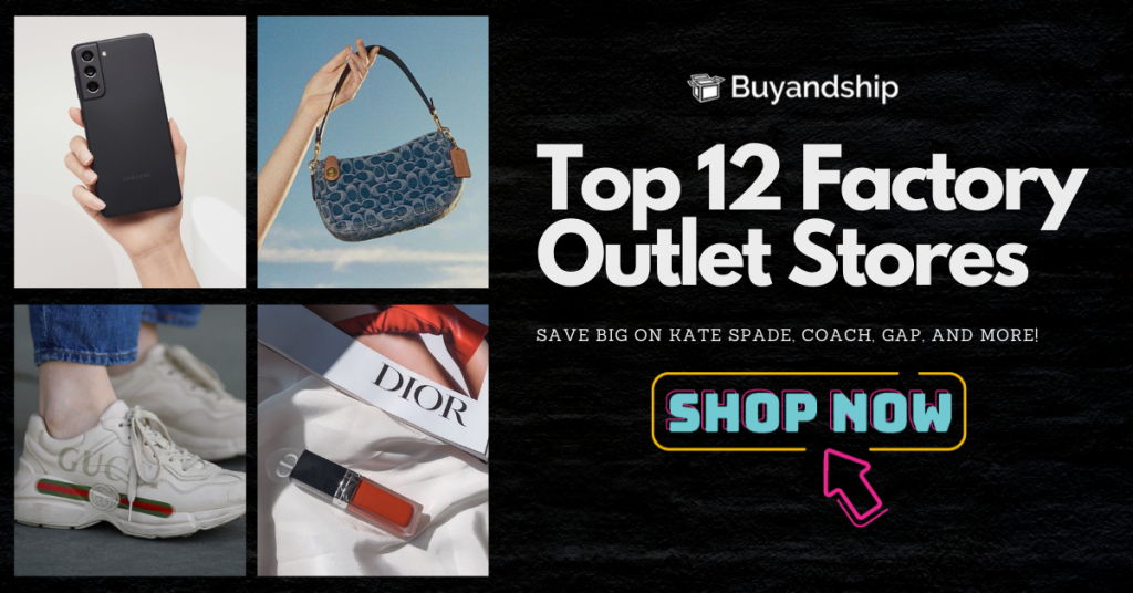 Factory Outlet Sale Up to 98% OFF: Amazon, Jomashop, Kate Spade, and More!  | Buyandship Singapore