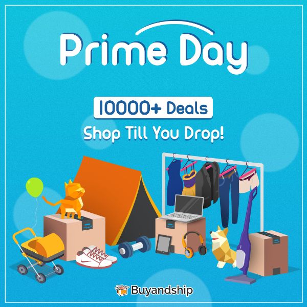 Use Buyandship's US Address to save even further this Amazon Prime Day!