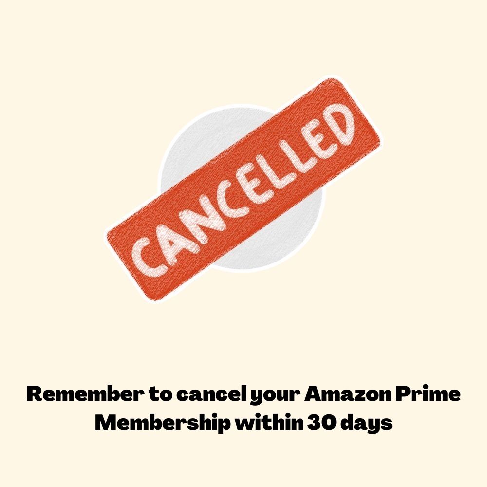 Amazon Prime Day: Cancel your Amazon Prime Subscription