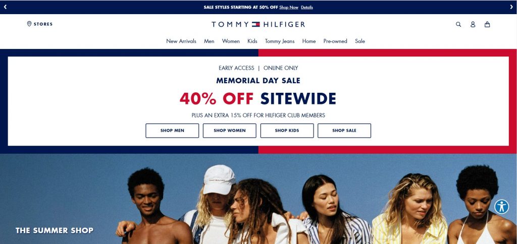 Tommy Hilfiger USA Official Website