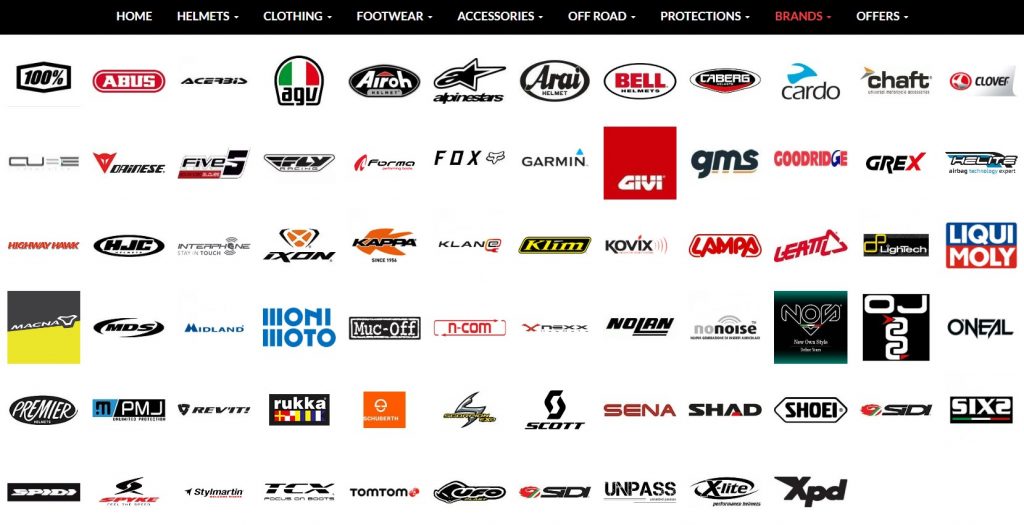 Motobeat's 70+ Motorcycling Brands