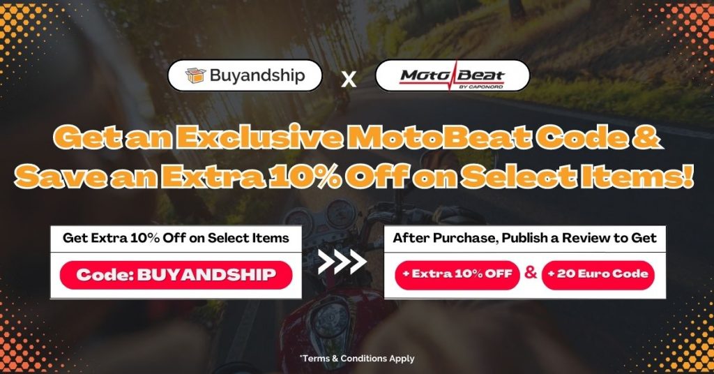 Buyandship Members Get an Exclusive 10% Off on Select Items & More Exciting Promos at Motobeat, Italy's Premier Motorcycle Reseller!