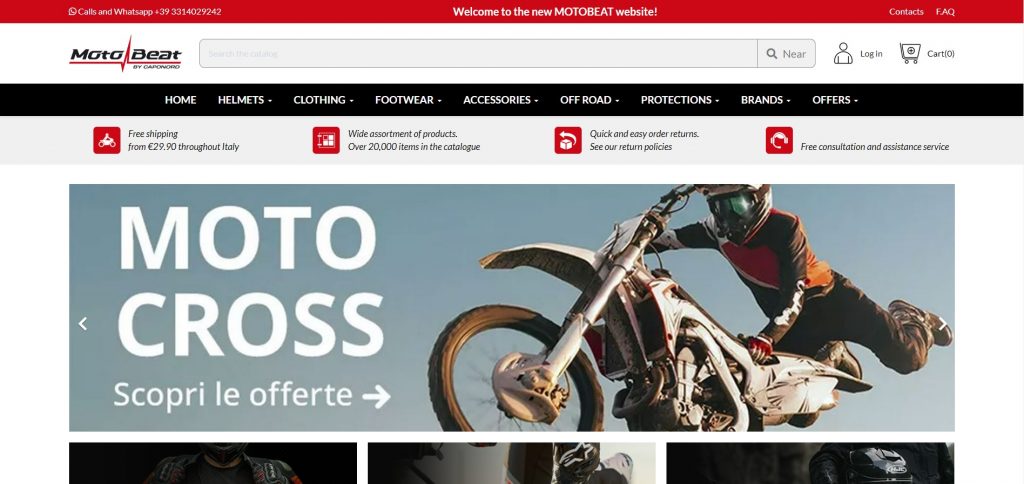 Motobeat Shopping Tutorial 3: Visit Motobeat's official online store