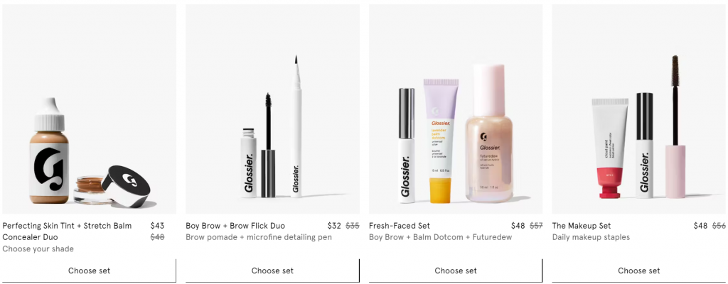 Save More with Glossier Sets & Bundles!