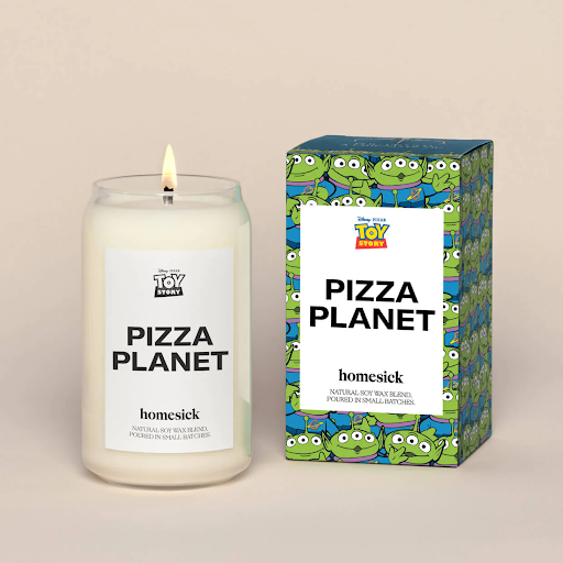 Toy Story Pizza Planet Candle