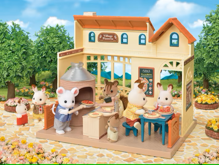 Sylvanian Families Mi-87 Forest Pizza Shop