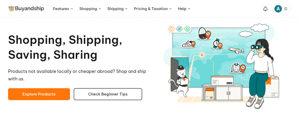 Rakuten Japan Step 1: Go to Buyandship website