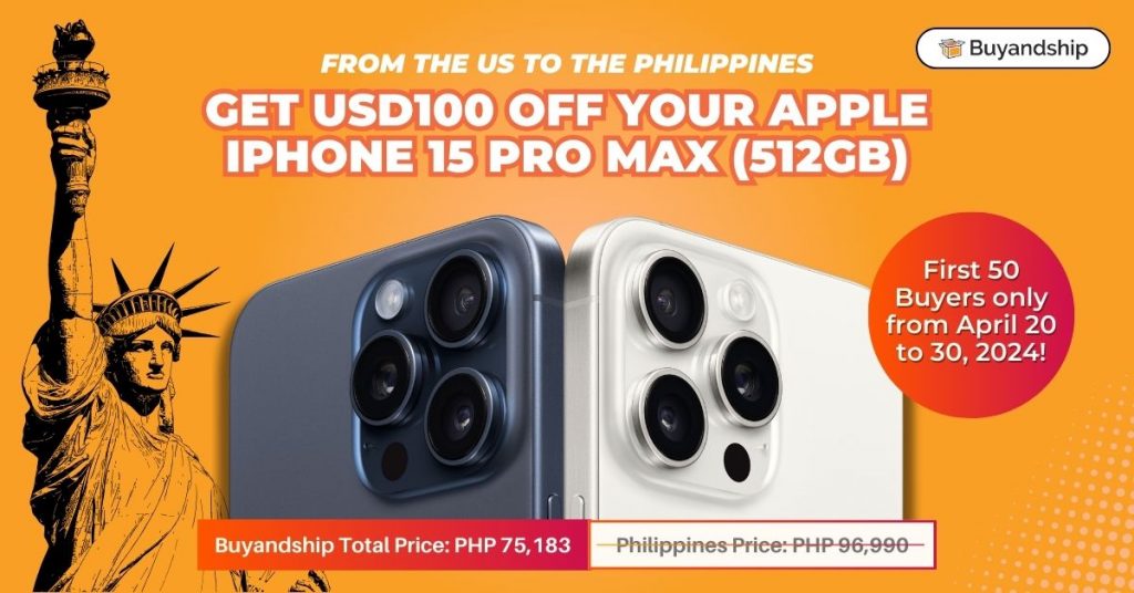 Get a USD100 or PHP 5,700 Discount Off Apple iPhone 15 Pro Max via Express Checkout!