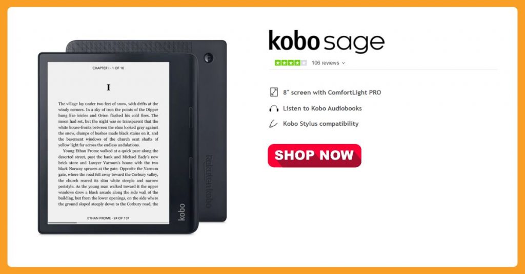 Rakuten Japan Kobo Sage