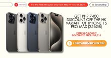 Save HKD 1,000 or PHP 7,400 on the Hong Kong Variant of the iPhone 15 Pro Max with Express Checkout!
