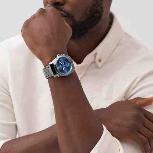 Fossil Privateer Chronograph Smoke Stainless Steel Watch