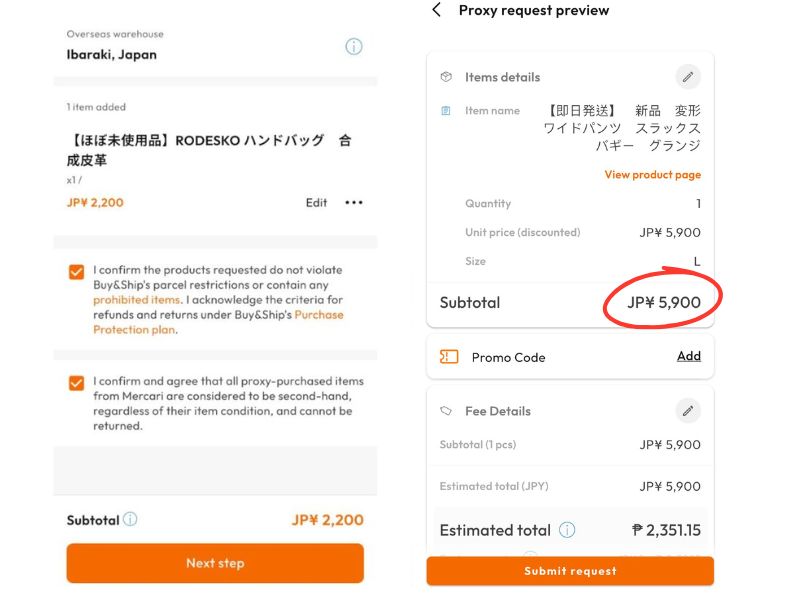 Mercari Japan Proxy Shopping Tutorial (APP)