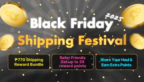 image of 'Black Friday Exclusive Shipping Rewards ! Get Your ₱770 Gift Pack'