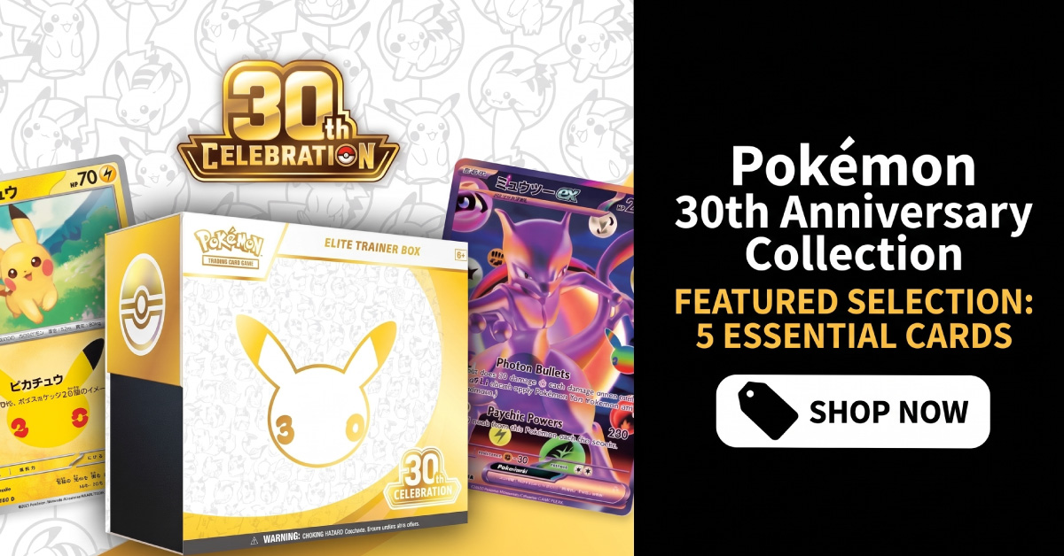 Pokémon TCG 30th Celebration: Top 5 Must-Buy Cards & TCGplayer PH Shipping Guide