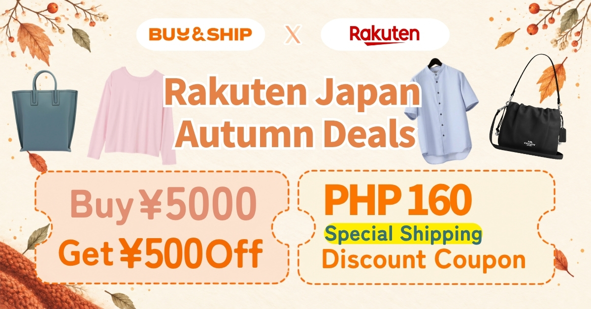 Rakuten Japan Autumn Deals 2026: TOMMY, COACH & More | Ship to the Philippines